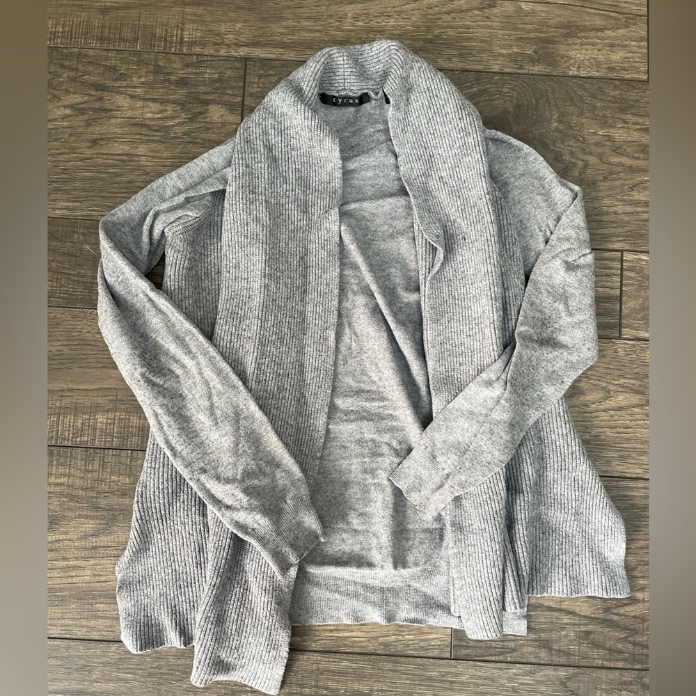 Gray sweater!